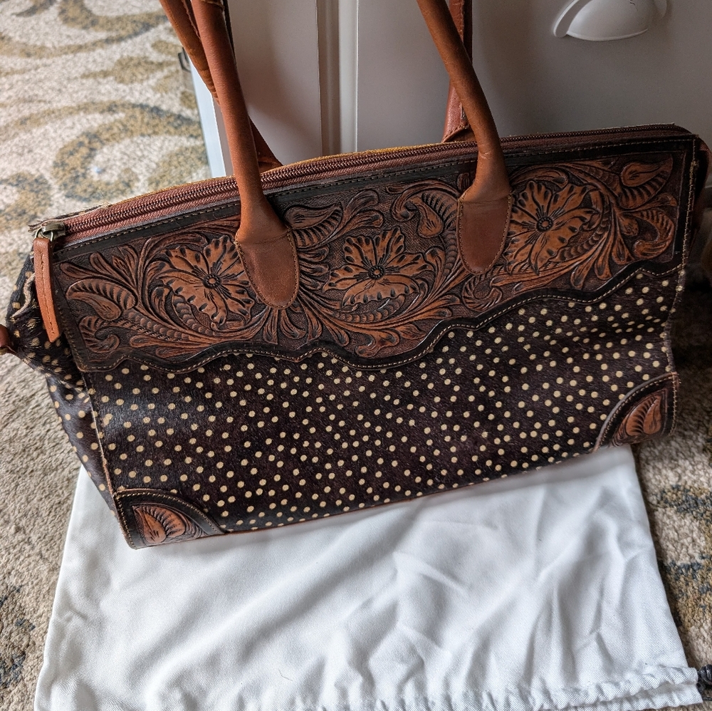 Brown Leather Tote Bag